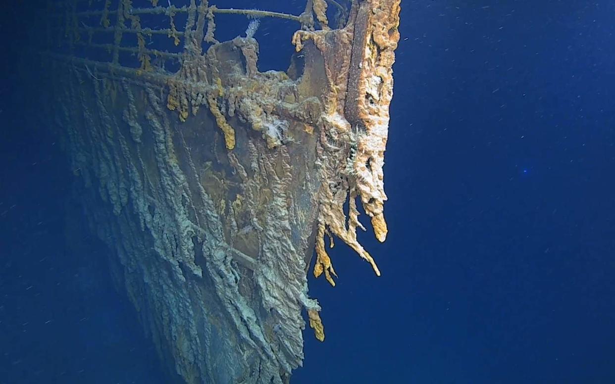 Titanic historian Park Stephenson said the deterioration of the ship is 'shocking' - PA