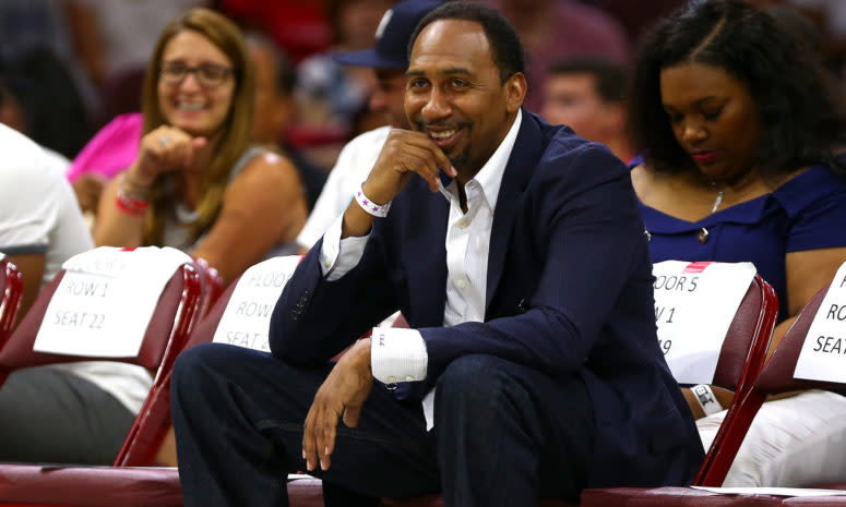 First Take host Stephen A. Smith at the BIG3 - Week Four