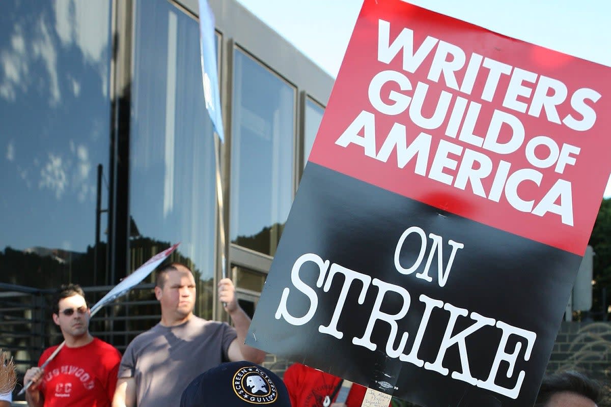 Writers Guild Of America strikes (Ian West/PA) (PA Archive)