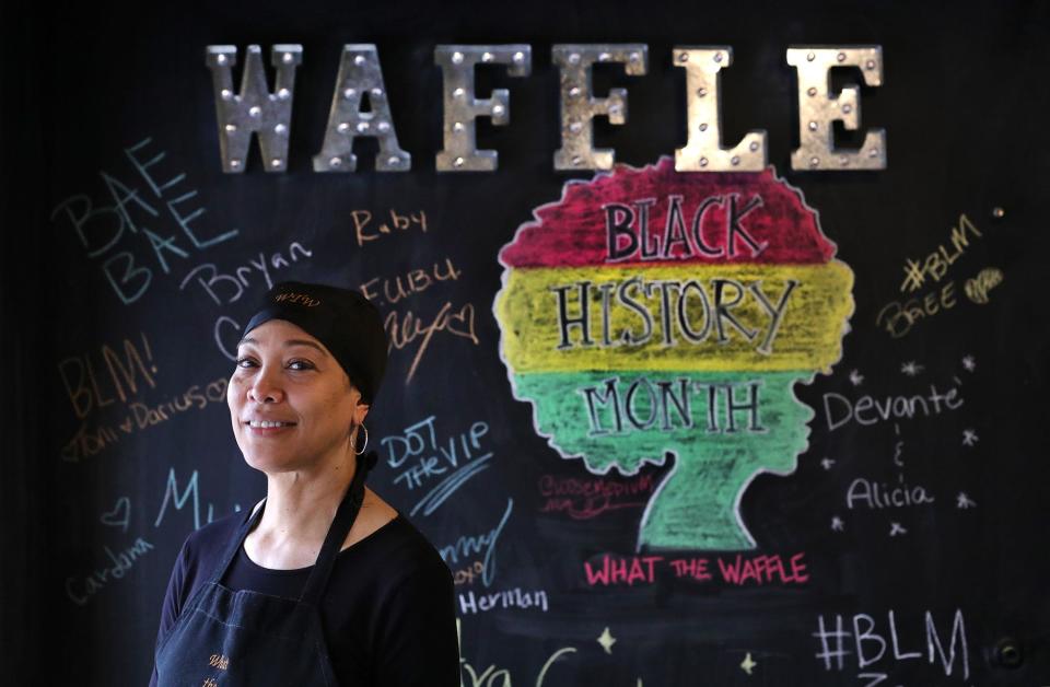 Gayle Troy is the owner of What the Waffle, which opened a brick and mortar location in the King-Lincoln neighborhood after operating in a food hub. It is a social enterprise, which helps women in the foster care system.