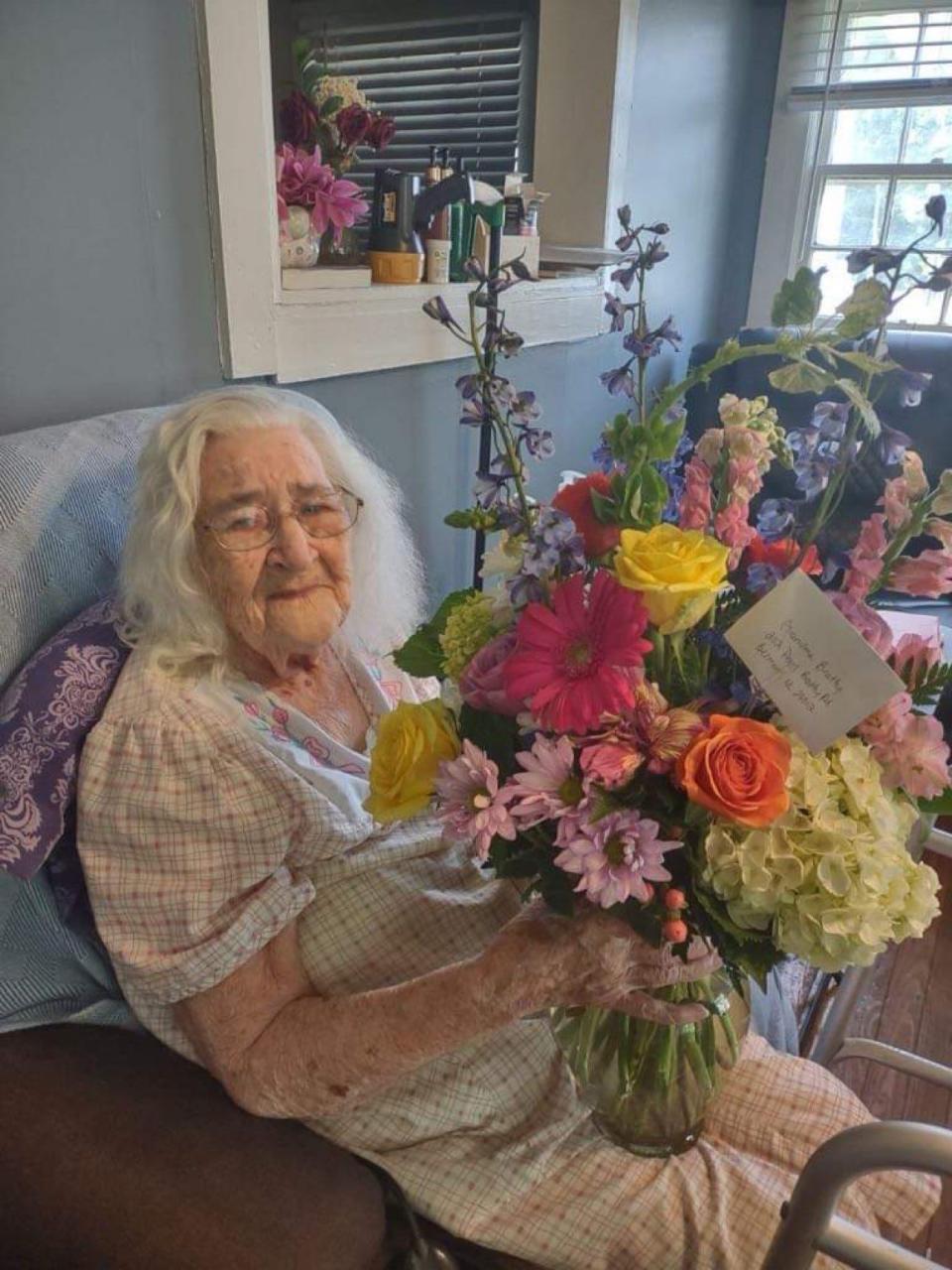 Bonnie, who has lived a long life in North Carolina, attributed her longevity to her diet.