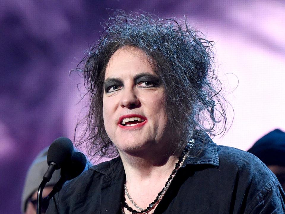 The Cure singer Robert Smith (Getty Images For The Rock and Ro)
