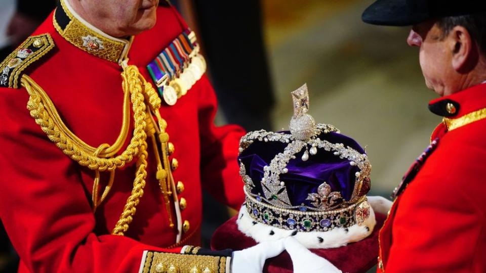 king charles iii delivers speech at the opening of parliament