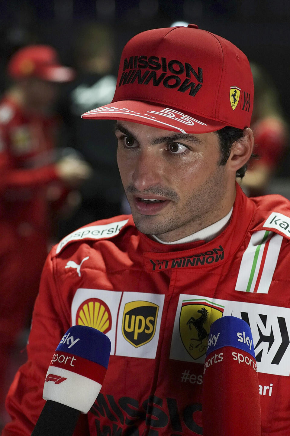 Carlos Sainz at the Grand Prix of Saudi Arabia in December 2021. - Credit: Hasan Bratic/AP Images