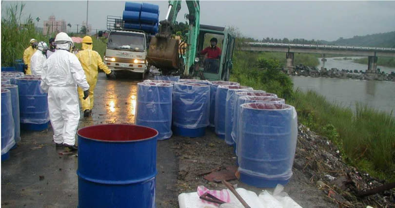 2000年的高屏溪汙水昇利化工事件，波及到長興路竹廠停工三個月。（圖／報系資料）