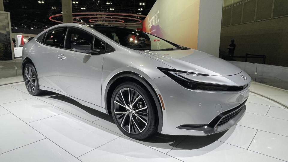 2023 toyota prius at the 2022 LA Auto Show