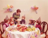 <p>From birthday gatherings to holiday soirées, kids parties were much simpler than they are now, and typically just included some streamers, a cake, and presents. </p>