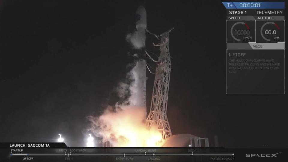 SpaceX lands Falcon 9 rocket in California for first time