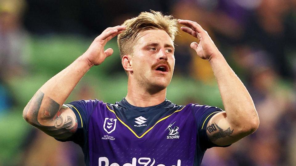 Cameron Munster (pictured) reacts after a loss.