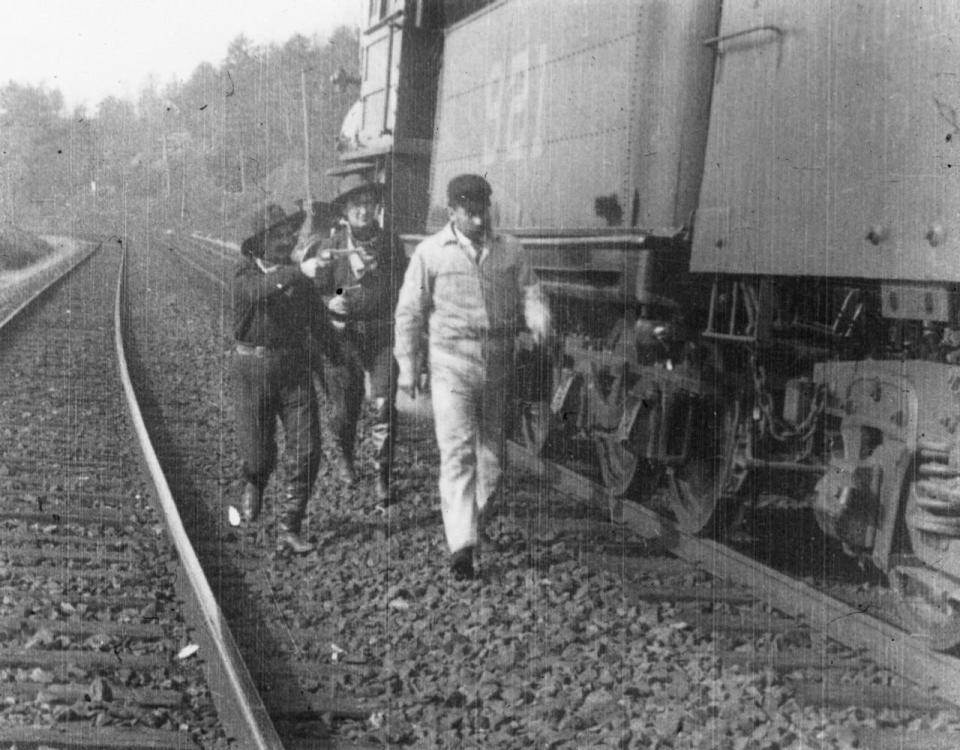 Exterior train scenes in 1903's "The Great Train Robbery" have long been reported to have been filmed in Paterson near Garret Mountain.