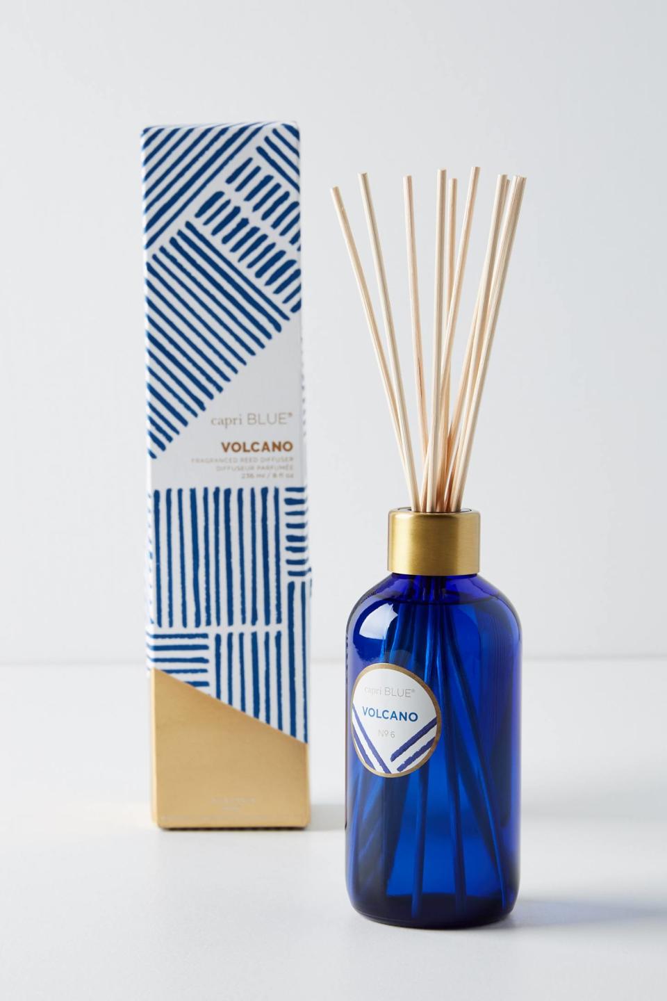 <p><a href="https://go.redirectingat.com?id=74968X1596630&url=https%3A%2F%2Fwww.anthropologie.com%2Fshop%2Fcapri-blue-reed-diffuser&sref=https%3A%2F%2Fwww.housebeautiful.com%2Fentertaining%2Fholidays-celebrations%2Fg27104524%2Fbest-gifts-for-new-moms%2F" rel="nofollow noopener" target="_blank" data-ylk="slk:Shop Now;elm:context_link;itc:0;sec:content-canvas" class="link ">Shop Now</a></p><p>Reed Diffuser</p><p>anthropologie.com</p><p>$40.00</p>