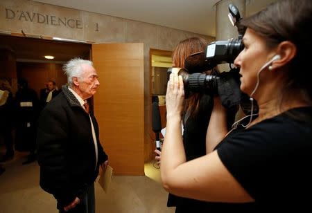 Pierre Le Guennec leaves the courthouse after his appeal trial in the Le Guennec-Picasso case in Aix en Provence, southeastern France, December 16, 2016. REUTERS/Jean-Paul Pelissier