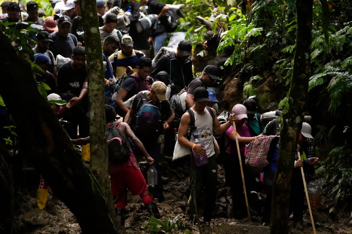 APTOPIX COLOMBIA-VENEZOLANOS DARIÉN (AP)