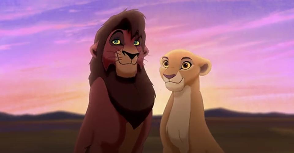 kovu kiara lion king 2