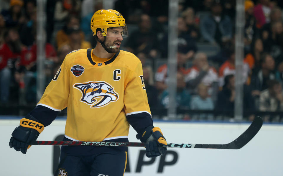 Roman Josi #59 of Nashville Predators is a fantasy star