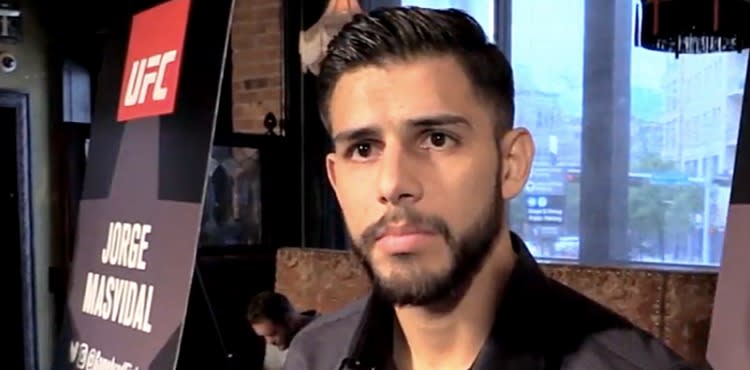 Yair Rodriguez at UFC 211 Media Day