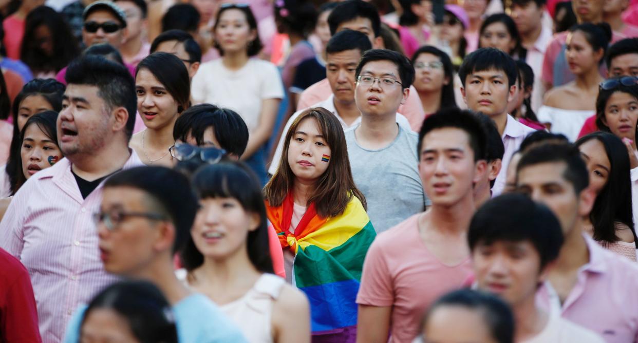 Pink Dot 2018, an annual event held in support of the LGBT community in Singapore. <span>(Reuters file photo)</span>