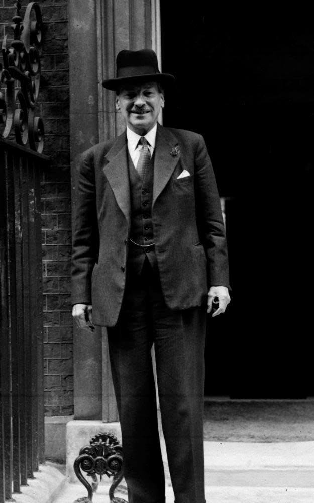 Clement Attlee at 10 Downing Street in 1947.