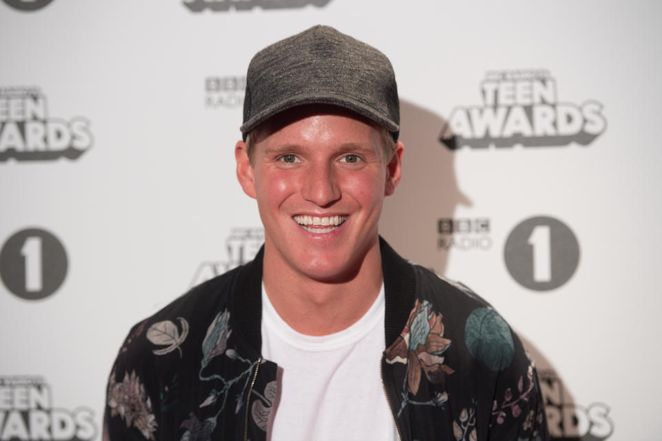 LONDON, ENGLAND - OCTOBER 23:  Jamie Laing attends BBC Radio 1's Teen Awards at SSE Arena Wembley on October 23, 2016 in London, England.  (Photo by Samir Hussein/Getty Images)