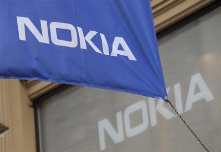 The flagship store of Finnish mobile phone manufacturer Nokia is pictured in Helsinki September 7, 2012. REUTERS/Sari Gustafsson/Lehtikuva