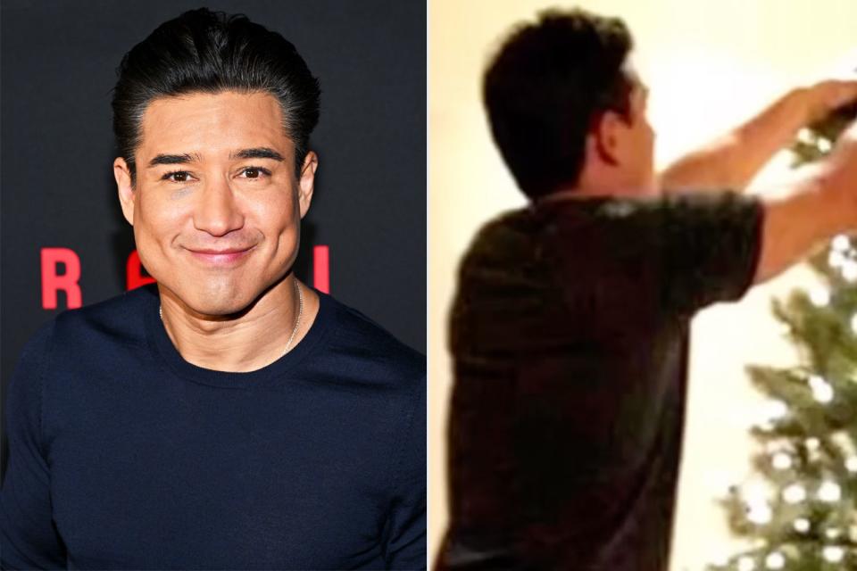 <p>Michael Buckner/Variety/Getty; Mario Lopez/Instagram</p> Mario Lopez shares cheeky throwback photo to Instagram 