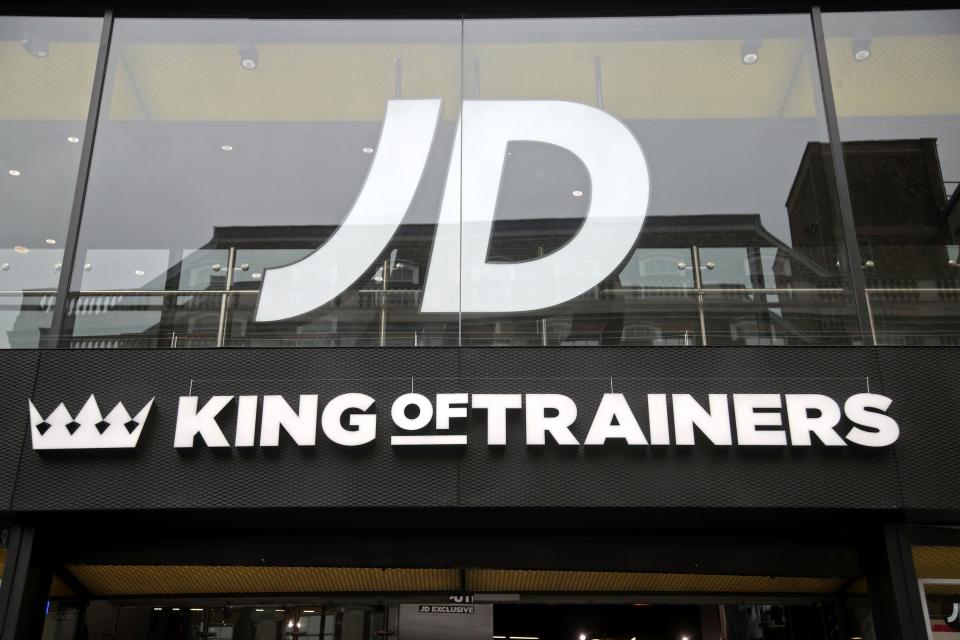 JD Sports has reported higher global sales (Yui Mok/PA) (PA Archive)