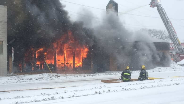 Fire rips through St. Mary's Road business