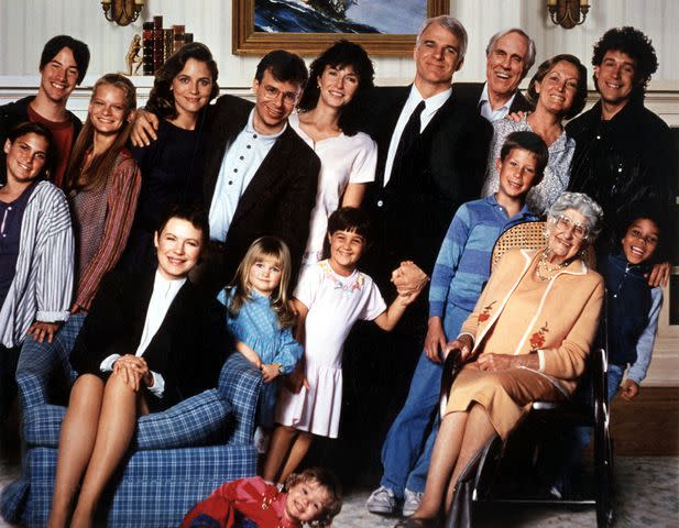 <p> Moviestore/Shutterstock</p> The cast of <i>Parenthood</i>, 1989