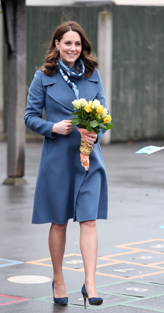 The Duchess of Cambridge recycles favourite Sportmax coat