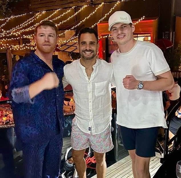 Canelo Alvarez meets Max Verstappen in Miami (Instagram)