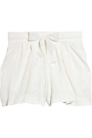 Phillip Lim bow-embellished cotton shorts, $150, at Net-A-Porter