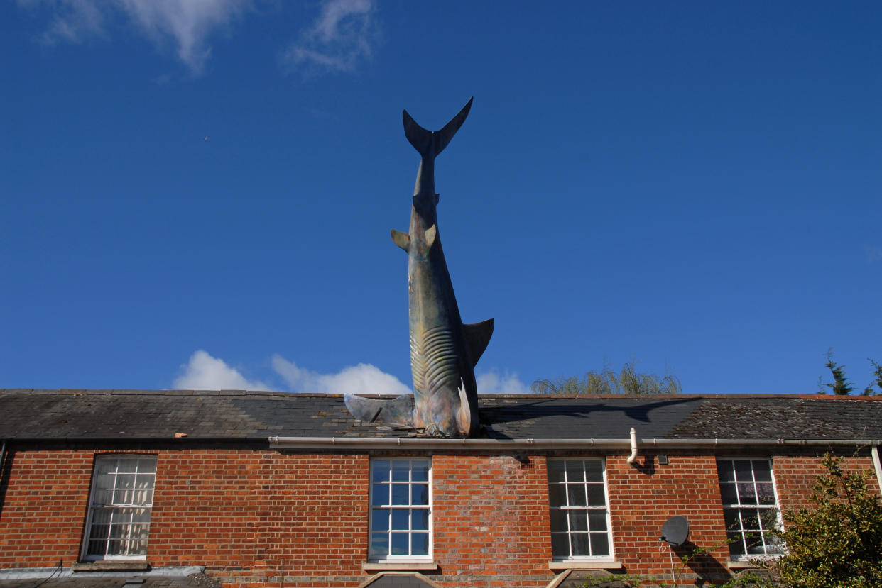 Oxford, United Kingdom - April 11, 2015: The Headington Shark