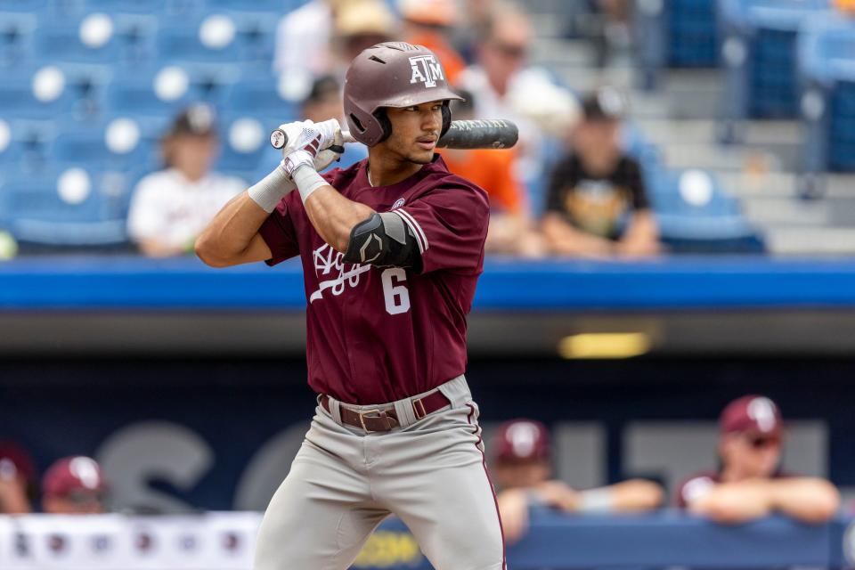 Texas A&M outfielder Braden Montgomery is likely out for the College World Series after suffering an ankle injury while sliding during  Game 1 of the Bryan-College Station super regional against Oregon. The Aggies will play Florida in the first round in Omaha Saturday.