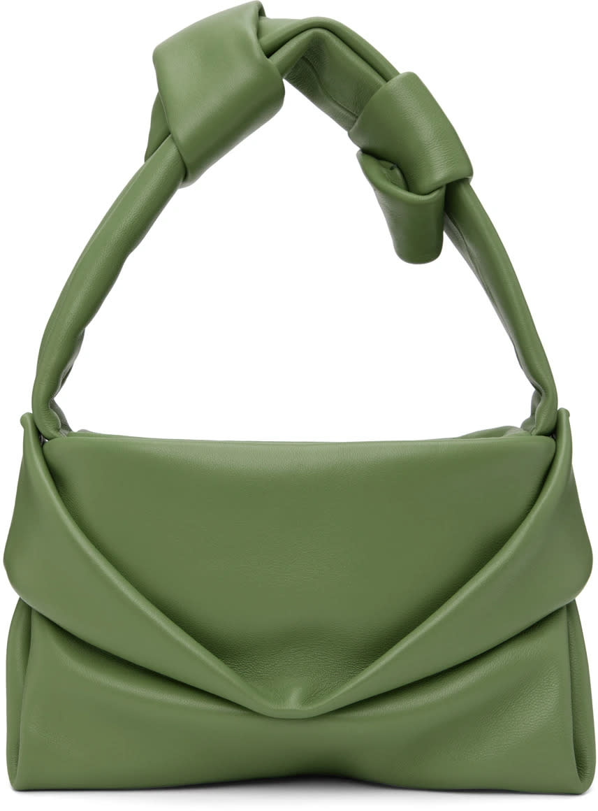 Staud Green Kiss Bag. Image via SSENSE.