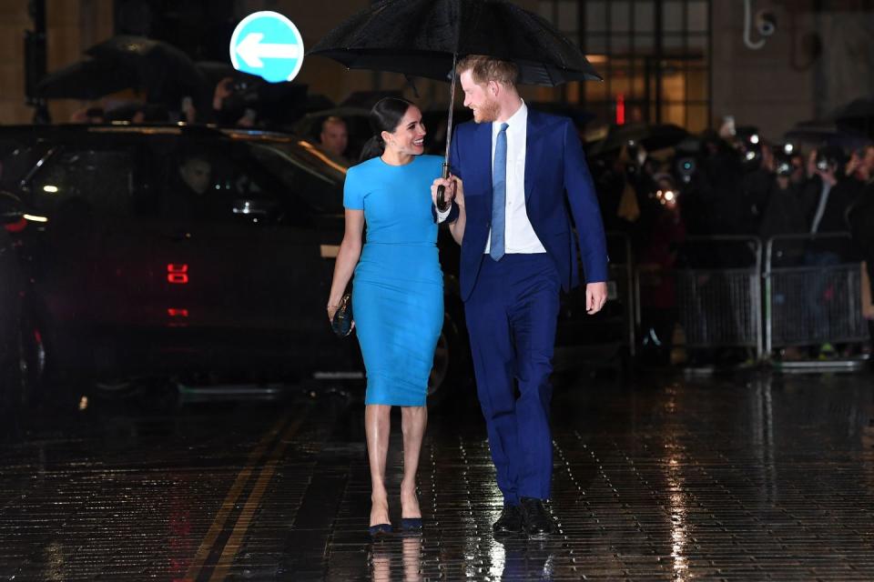 The pair happily walked into the Endeavour Fund Awards