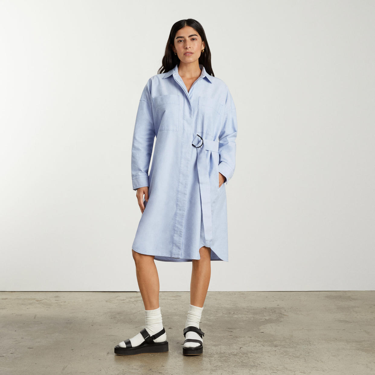 <p><a href="https://go.redirectingat.com?id=74968X1596630&url=https%3A%2F%2Fwww.everlane.com%2Fproducts%2Fwomens-oxford-shirtdress-light-blue&sref=https%3A%2F%2Fwww.cosmopolitan.com%2Fstyle-beauty%2Ffashion%2Fg27546574%2Fsummer-work-office-outfits%2F" rel="nofollow noopener" target="_blank" data-ylk="slk:Shop Now;elm:context_link;itc:0;sec:content-canvas" class="link rapid-noclick-resp">Shop Now</a></p><p>The Oxford Shirt Dress</p><p>$100.00</p><p>everlane.com</p>