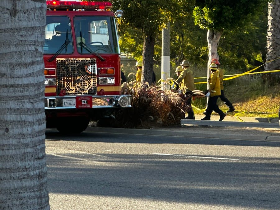 Five people were injured after a shooting in Inglewood on Oct. 7, 2023 (@GLOBALDJMRCEE)