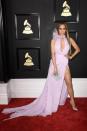 <p><strong>When: </strong>February 2017</p><p><strong>Where:</strong> The Grammys</p><p><strong>Wearing: </strong>Versace</p>