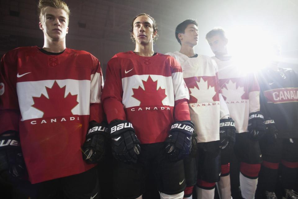 Another look at Canada's Olympic hockey jerseys.