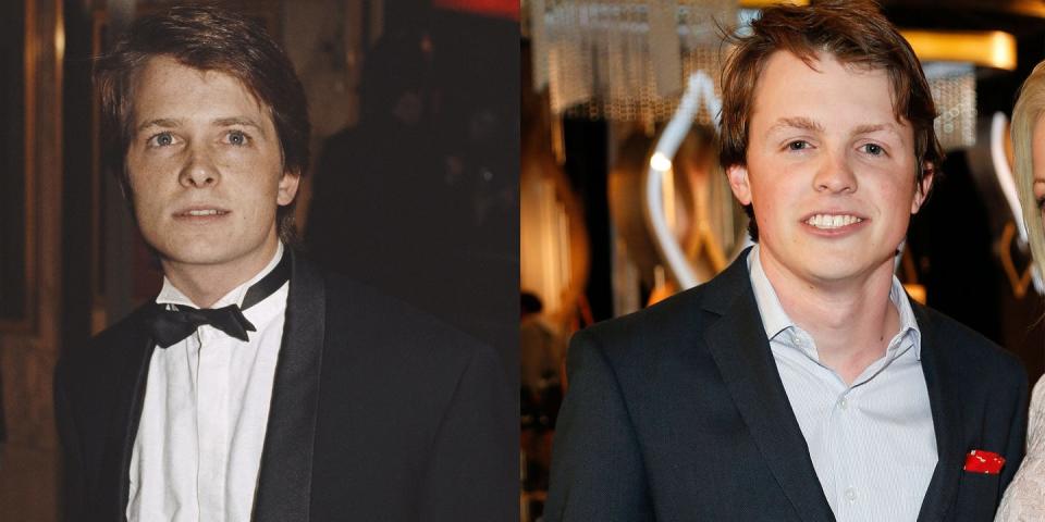 Michael J. Fox and Sam Michael Fox at 24