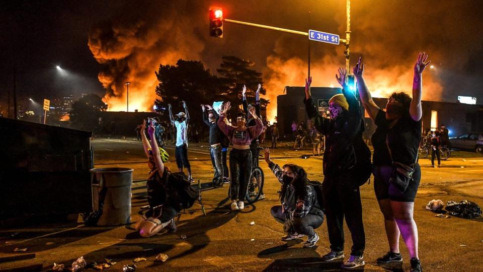 Protesta en Minneapolis