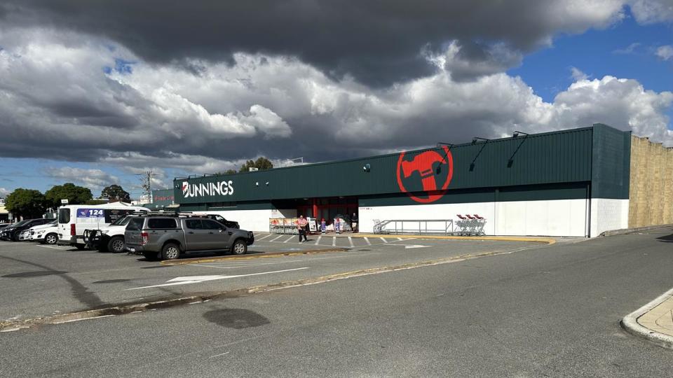 Willetton Bunnings where the incident took place. Picture: NCA NewsWire / Emma Kirk