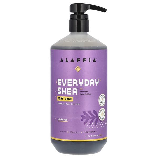 <p><a href="https://go.redirectingat.com?id=74968X1596630&url=https%3A%2F%2Fwww.iherb.com%2Fpr%2Falaffia-everyday-shea-body-wash-normal-to-very-dry-skin-lavender-32-fl-oz-946-ml%2F22876&sref=https%3A%2F%2Fwww.cosmopolitan.com%2Fstyle-beauty%2Fbeauty%2Fg60309228%2Fbest-smelling-body-washes%2F" rel="nofollow noopener" target="_blank" data-ylk="slk:Shop Now;elm:context_link;itc:0;sec:content-canvas" class="link rapid-noclick-resp">Shop Now</a></p><p>Everyday Shea Body Wash</p><p>iherb.com</p><p>$15.89</p>