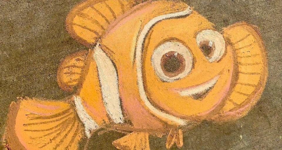 Jessie Plascencia chalk art from Finding Nemo