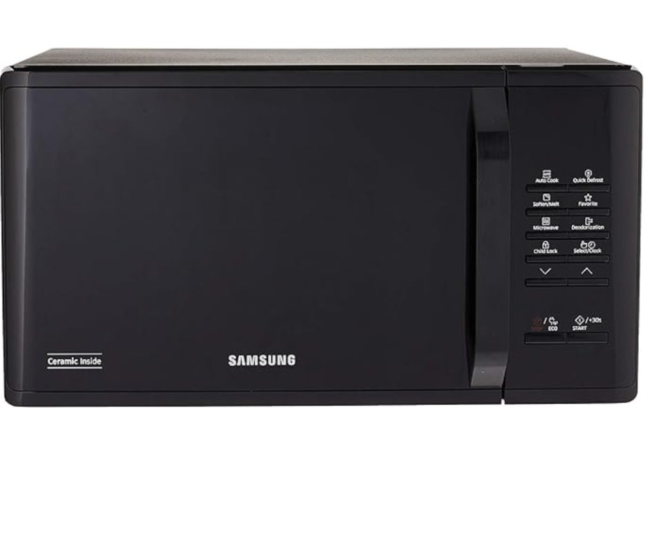 Samsung Solo Microwave Oven MS23K3513AK Ceramic Inside 23L. (PHOTO: Amazon Singapore)