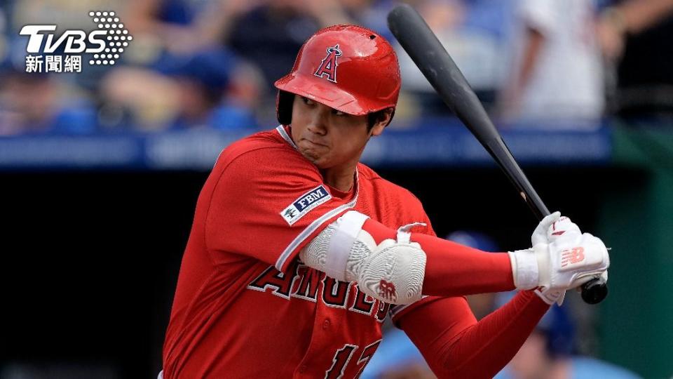 大谷翔平生涯第5度獲選「單周最佳球員」。（圖／達志影像美聯社）