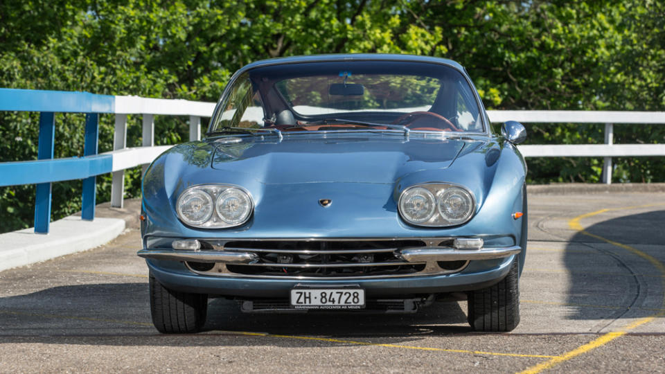 The 1967 Lamborghini 400 GT 2+2 being offered on July 3 through Bonhams. - Credit: Bonhams