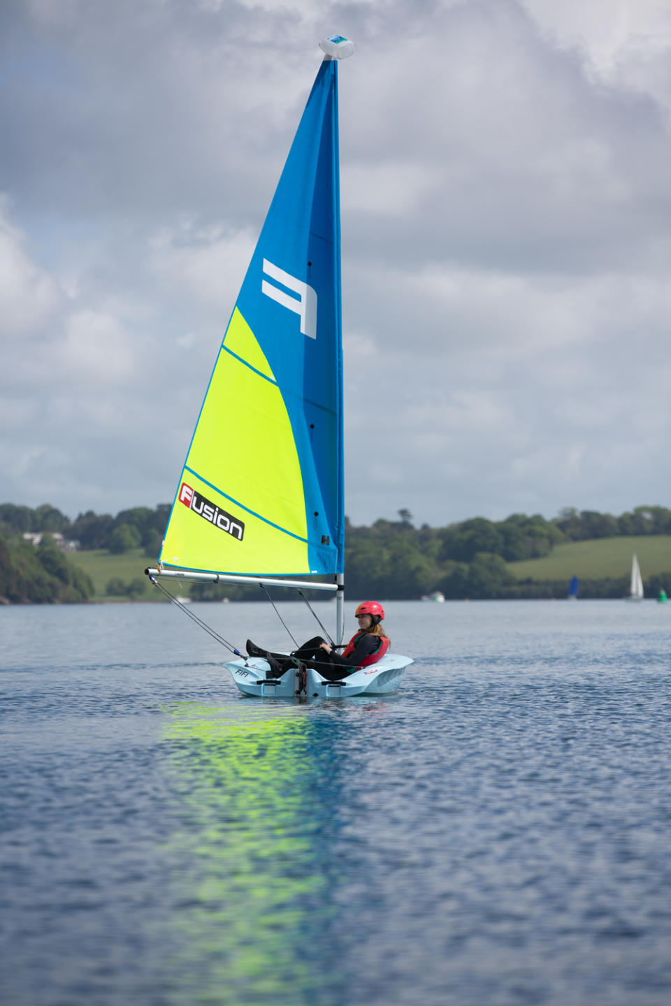 Millie learning to sail as part of her apprenticeship (Pendennis/PA Real Life)