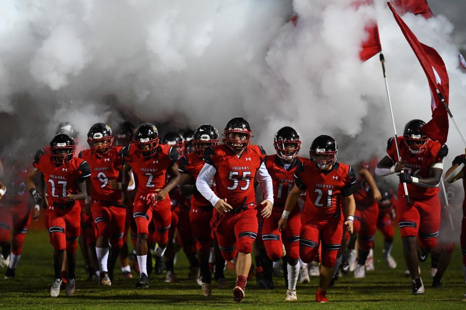 Port St. Lucie High School hosted their first playoff football game in 30 years on Friday, Nov. 12, 2021, as the Jaguars played Lake Wales in the Region 2-6A quarterfinal game. Port St. Lucie lost the game 35-0, ending their season with a record of 7-3.