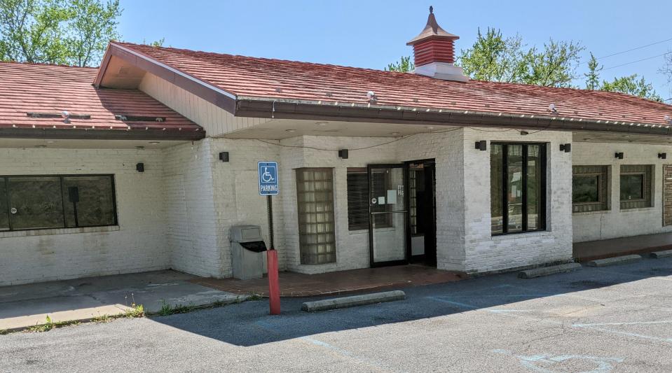 The main entrance of the Park-n-Dine restaurant at 189 E. Main St. in Hancock.